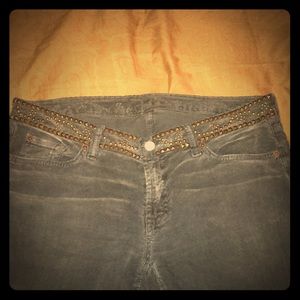 7 for all mankind- studded corduroy jeans